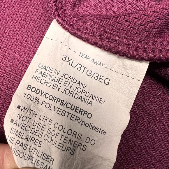 Under Armour Polo Shirt Mens 3XL Red Loose Fit Heatgear Performance Golf Stretch - Picture 5 of 7